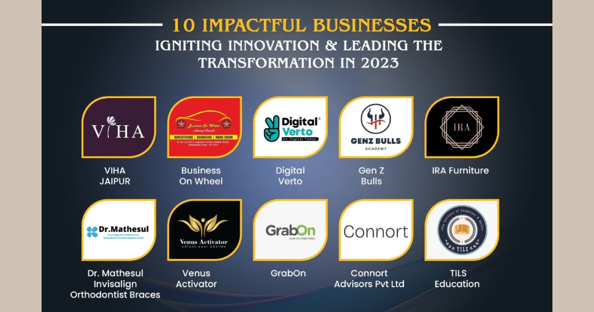 10 Impactful Businesses Igniting Innovation & Leading the Transformation in 2023